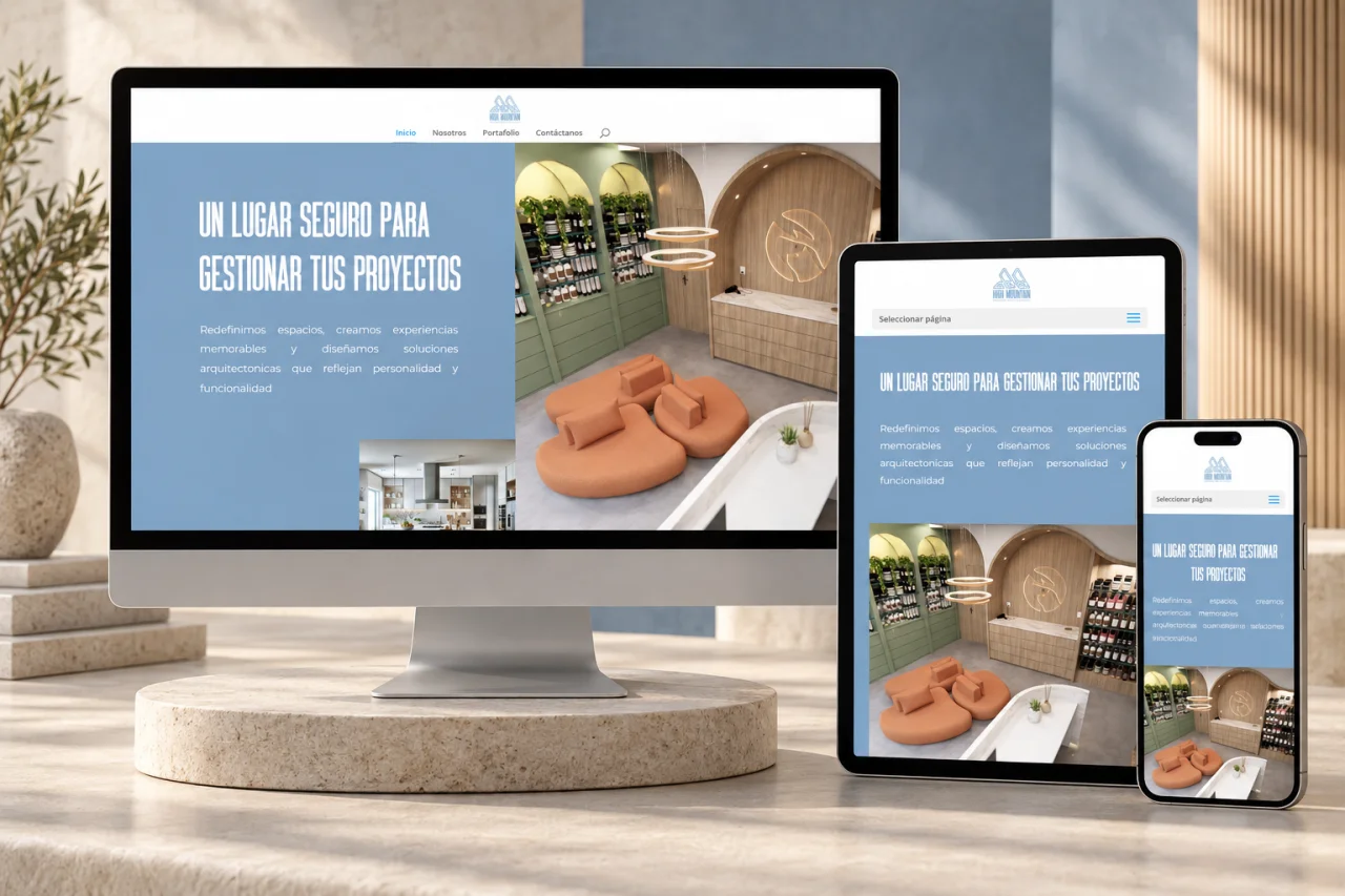 Diseño del sitio web de HM Design & Co